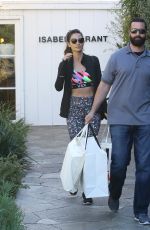 LILY ALDRIDGE Out Shopping in Los Angeles 02/24/2016