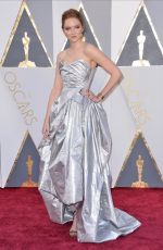 LILY COLE at 88th Annual Academy Awards in Hollywood 02/28/2016