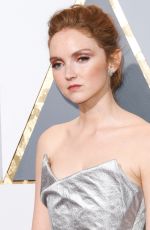 LILY COLE at 88th Annual Academy Awards in Hollywood 02/28/2016