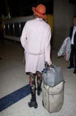 LILY COLE at Los Angeles International Airport 02/26/2016