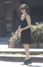 LILY COLLINS Out and About in Los Angeles 02/06/2016