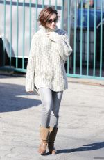 LILY COLLINS Out in Los Angeles 02/02/2016