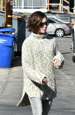 LILY COLLINS Out in Los Angeles 02/02/2016