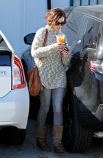 LILY COLLINS Out in Los Angeles 02/02/2016