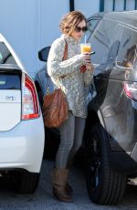LILY COLLINS Out in Los Angeles 02/02/2016