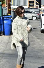 LILY COLLINS Out in Los Angeles 02/02/2016