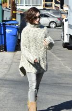 LILY COLLINS Out in Los Angeles 02/02/2016