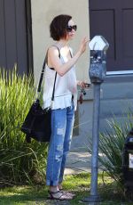 LILY COLLINS Out Shopping in West Hollywood, 02/03/2016