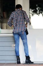 LILY COLLINS Shopping at Whole Foods in Los Angeles 02/13/2016
