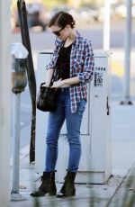 LILY COLLINS Shopping at Whole Foods in Los Angeles 02/13/2016
