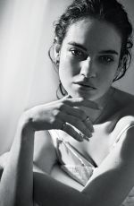 LILY JAMES in Town & Country Magazine, March 2016 Issue