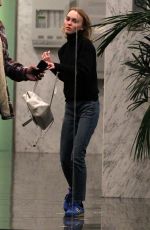 LILY-ROSE DEPP Out and About in Beverly Hills 02/01/2016