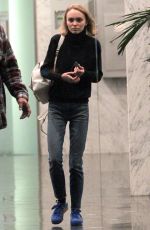 LILY-ROSE DEPP Out and About in Beverly Hills 02/01/2016