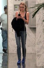 LILY-ROSE DEPP Out and About in Beverly Hills 02/01/2016