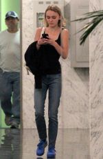 LILY-ROSE DEPP Out and About in Beverly Hills 02/01/2016