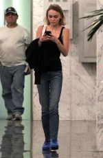 LILY-ROSE DEPP Out and About in Beverly Hills 02/01/2016