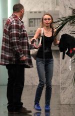 LILY-ROSE DEPP Out and About in Beverly Hills 02/01/2016