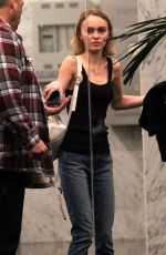LILY-ROSE DEPP Out and About in Beverly Hills 02/01/2016