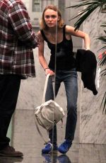 LILY-ROSE DEPP Out and About in Beverly Hills 02/01/2016