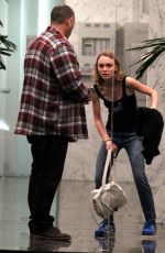 LILY-ROSE DEPP Out and About in Beverly Hills 02/01/2016