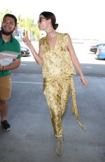 LILYA ALDRIDGE at Los Angeles International Airport 02/12/2016