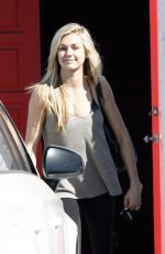 LINDSAY ARNOLS Arrives at DWTS Studio in Hollywood 02/24/2016