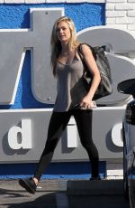 LINDSAY ARNOLS Arrives at DWTS Studio in Hollywood 02/24/2016