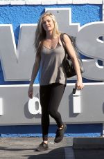 LINDSAY ARNOLS Arrives at DWTS Studio in Hollywood 02/24/2016