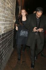 LINDSAY LOHAN Leaves Chiltern Firehouse in Mayfair 02/14/2016