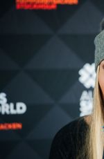LINDSEY VONN at Press Conference Ahead of FIS Ski World Cup Parallel Slalom 02/23/2016