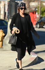 LISA RINNA Leaves a Yoga Class in Los Angeles 01/26/2016
