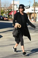 LISA RINNA Leaves a Yoga Class in Los Angeles 01/26/2016