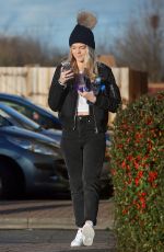 LOUISA JOHNSON at a Train Station in Essex 02/09/2016