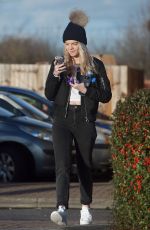 LOUISA JOHNSON at a Train Station in Essex 02/09/2016