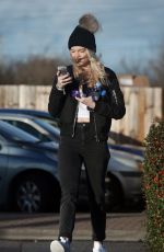 LOUISA JOHNSON at a Train Station in Essex 02/09/2016