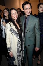 LUCY LIU at Zac Posen Fashion Show at New York Fashion Week 02/15/2016