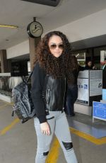 MADISON PETTIS Arrives at Los Angeles International Airport 01/30/2016