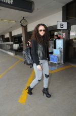MADISON PETTIS Arrives at Los Angeles International Airport 01/30/2016
