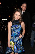 MAISIE WILLIAMS at Instyle and EE Rising Star Pre-bafta Party in London 02/04/2016