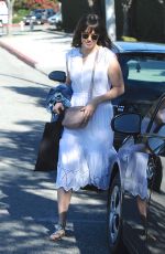 MANDY MOORE Out and About in Beverly Hills 02/15/2016