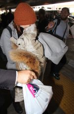 MARCIA CROSS at LAX Airport in Los Angeles 02/26/2016