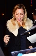 MARGOT ROBBIE Arrives at Late Night with Stephen Colbert in New York 02/07/2016