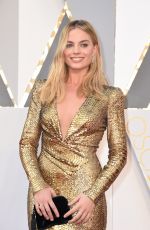 MARGOT ROBBIE at 88th Annual Academy Awards in Hollywood 02/28/2016