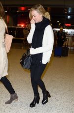 MARGOT ROBBIE at JFK Airport in New York 02/21/2016