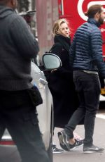 MARGOT ROBBIE Out and About in London 02/04/2016