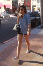 MARIA MENOUNOS Out Shopping in Beverly Hills 02/12/2016