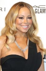 MARIAH CAREY at Elton John Aids Foundation’s Oscar Viewing Party in West Hollywood 02/28/2016