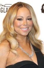 MARIAH CAREY at Elton John Aids Foundation’s Oscar Viewing Party in West Hollywood 02/28/2016