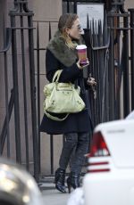 MARY KATE OLSEN Out and About in New York 02/02/2016