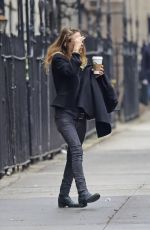 MARY KATE OLSEN Out for Coffee in New York 02/10/2016